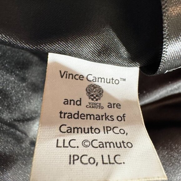 NWOT Vince Camuto Black Faux Leather Jacket - Size Medium - Picture 14 of 14